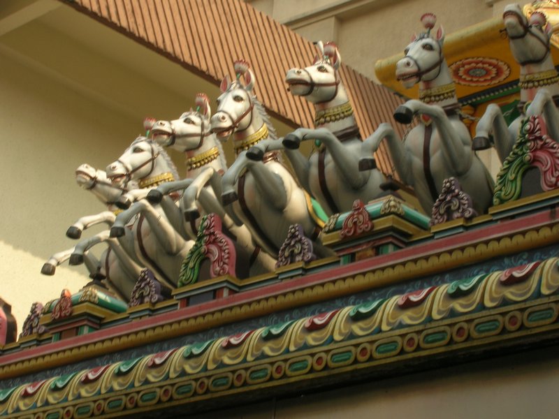 horses, Sri Maha Mariamman Temple