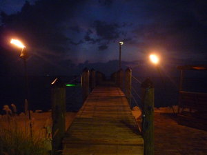 Marker 88 dock, after sunset