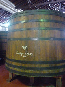 Bodegas Lopez giant barrel