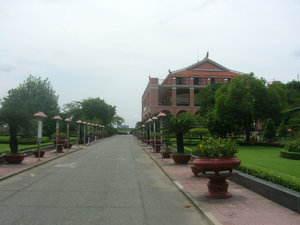 Ho Chi Minh Museum Entrance Pathway