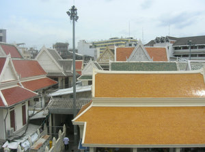 Rooftops from Wat Traimit