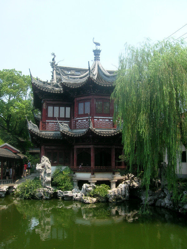 Yu Garden Building, Willow Tree