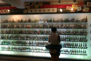 Wall of Beer Bottles