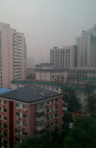 Hazy View from hotel