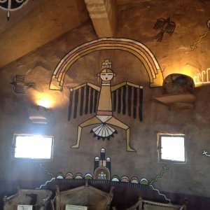 Inside Desert Watchtower