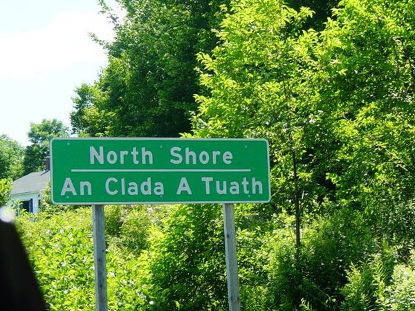 Cape Breton Road Sign