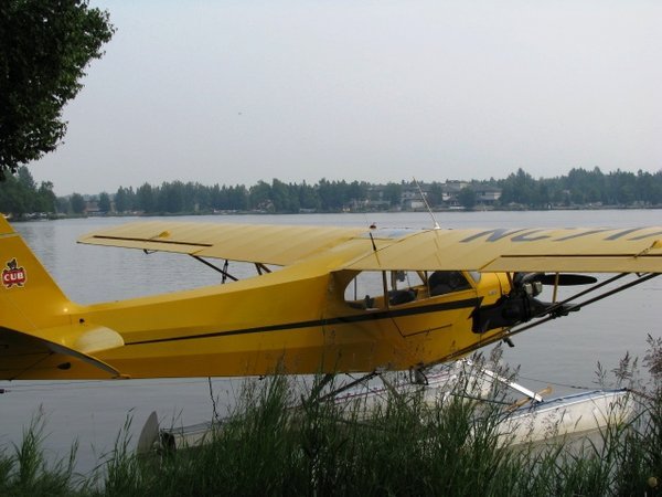 Float Plane on Lake Hood
