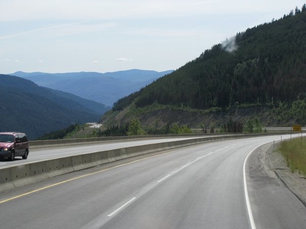 Driving down to the Okanagan Valley