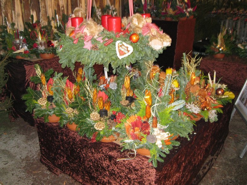 Display of floral fancies