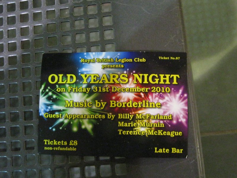 Ticket for party