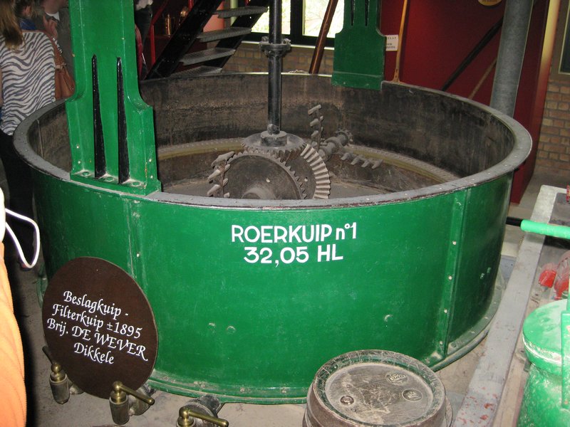 Antique Mash Tun in the Brewery
