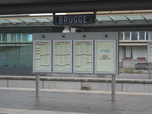 Bruges Train Platform 
