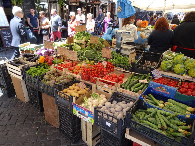 Market at Piazza de Campo