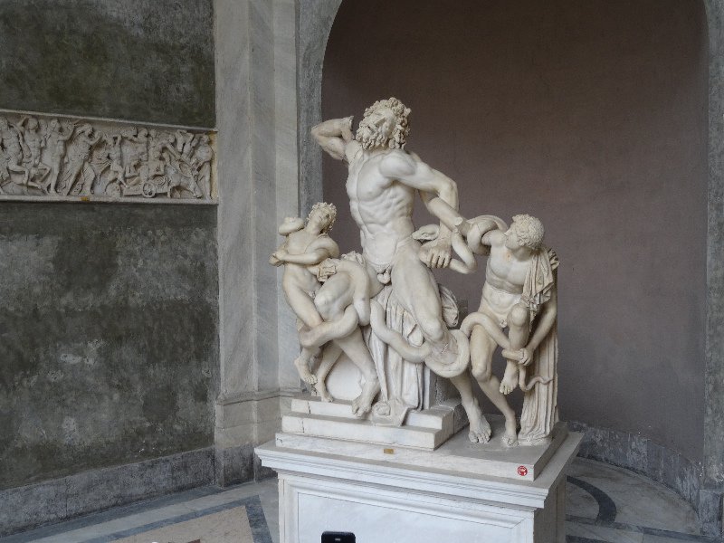 Statue inside the Vatican Museum