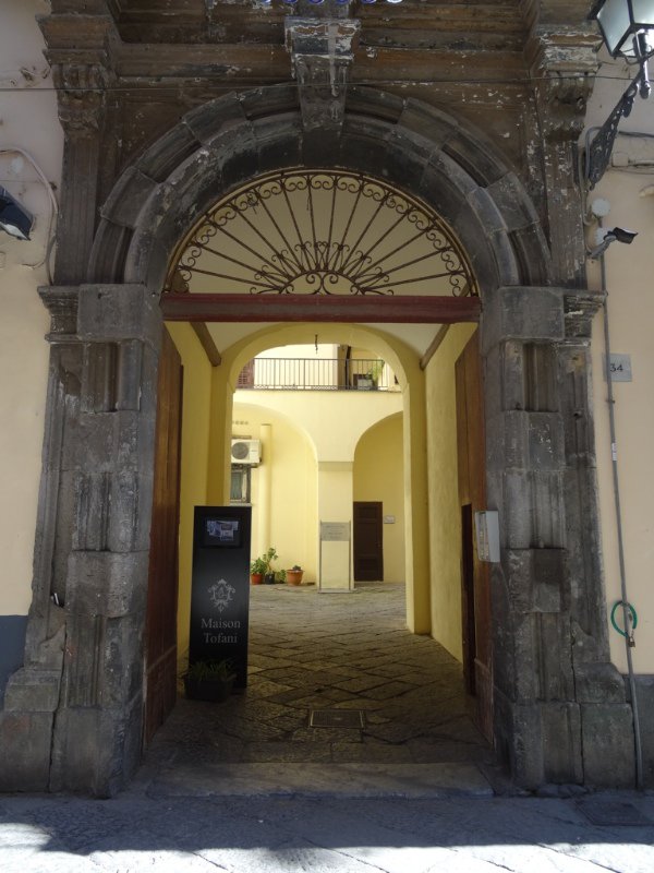 Entrance to our Hotel in Sorrento