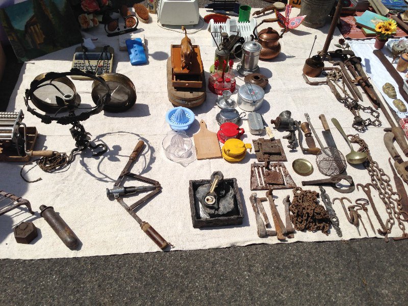 Typical junk at the local flea market