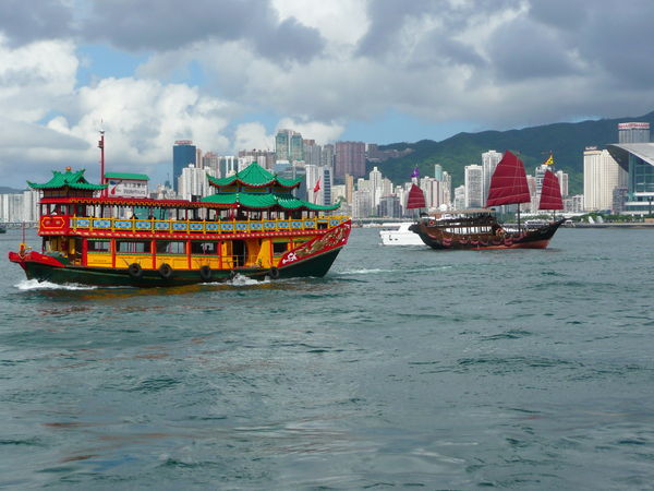 Tourist Boats on Victoria Harbour