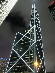 Impressive Bank of China building 