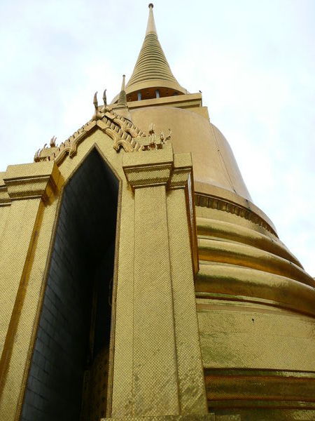 Gold Stupa housing a Buddha