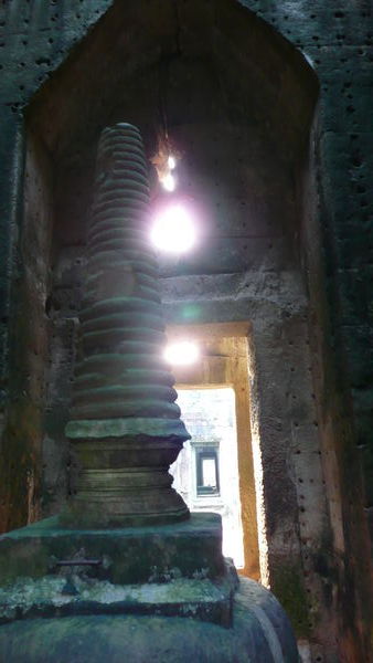 Stupa in lost temple