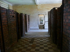 Row of brick cells