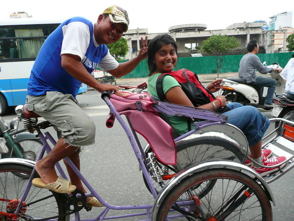 Nilam in a Cyclo