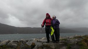 30 12 16 Ullapool Point with Eileen. The End.