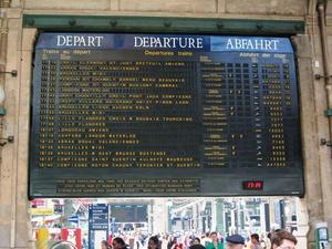 Gare Nord Schedule