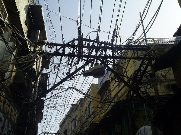 Electric Wires Overhead