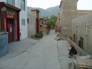 Street outside our Shaolin hotel