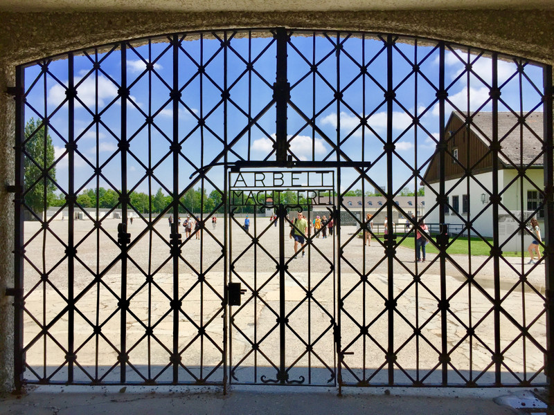 Famous Dachau gate