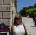 Beautiful lady in Corfu