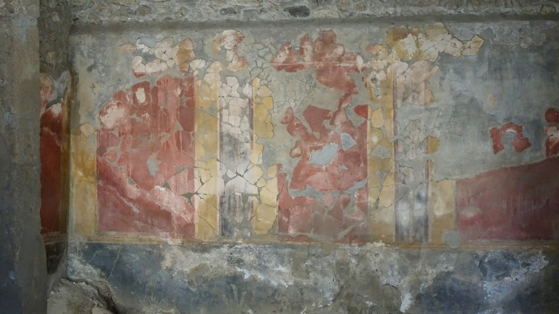 Pompeii mural wall