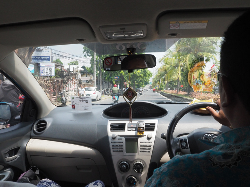 Driving to Ubud