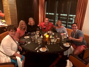 Fun Group at Dinner Fun Group at Dinner