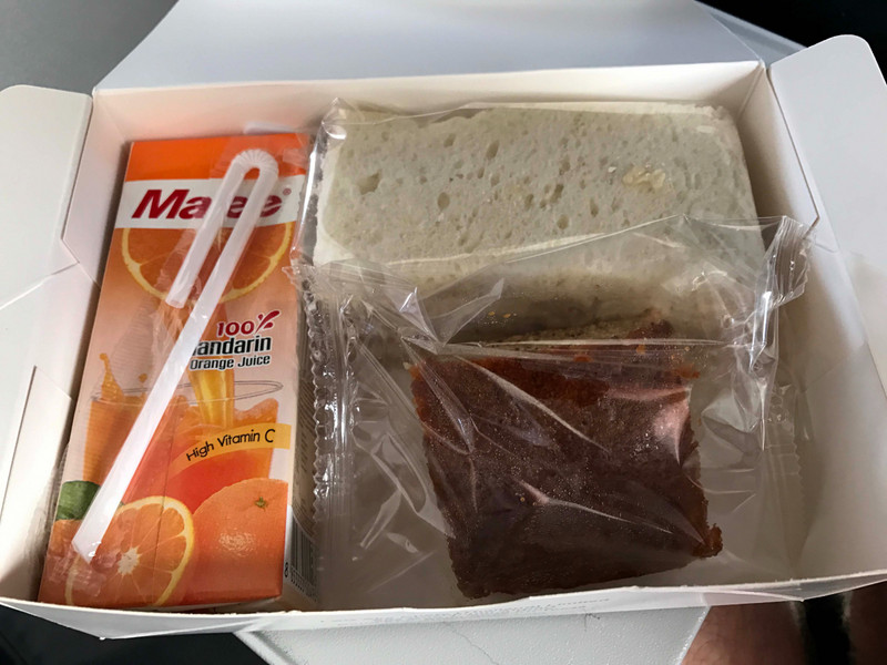 Our in flight meal