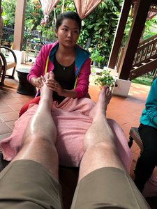 My wonderful foot masseuse