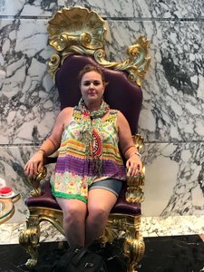 Margo's new throne