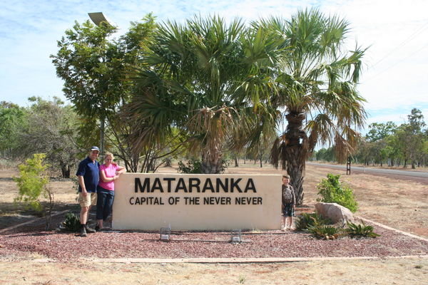 Arriving at Mataranka