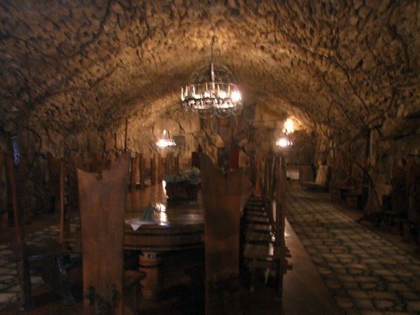 Traditional Wine Tasting room