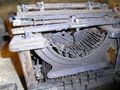 Old Cyrillic typewriter