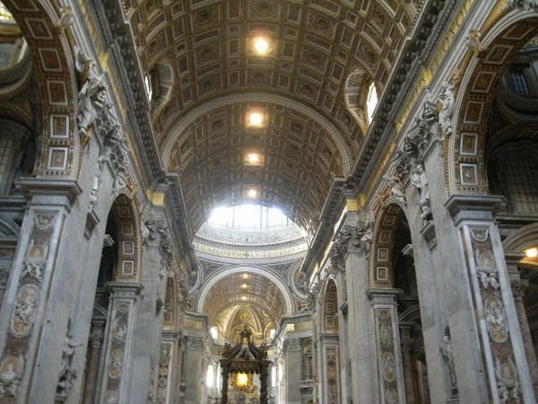 Inside St Peter's Basillica!