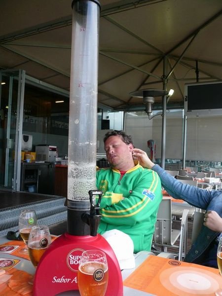 Beer tower after......