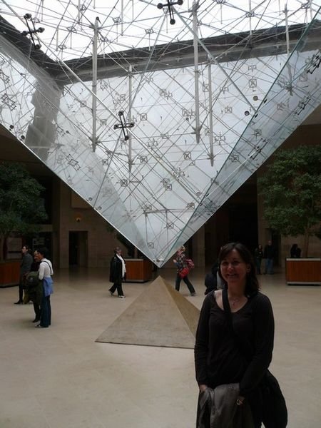 The inverted pyramid at the Louvre