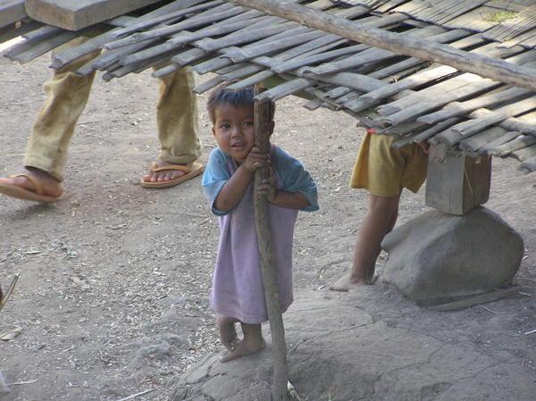 Village kid,Tad Lo, Laos