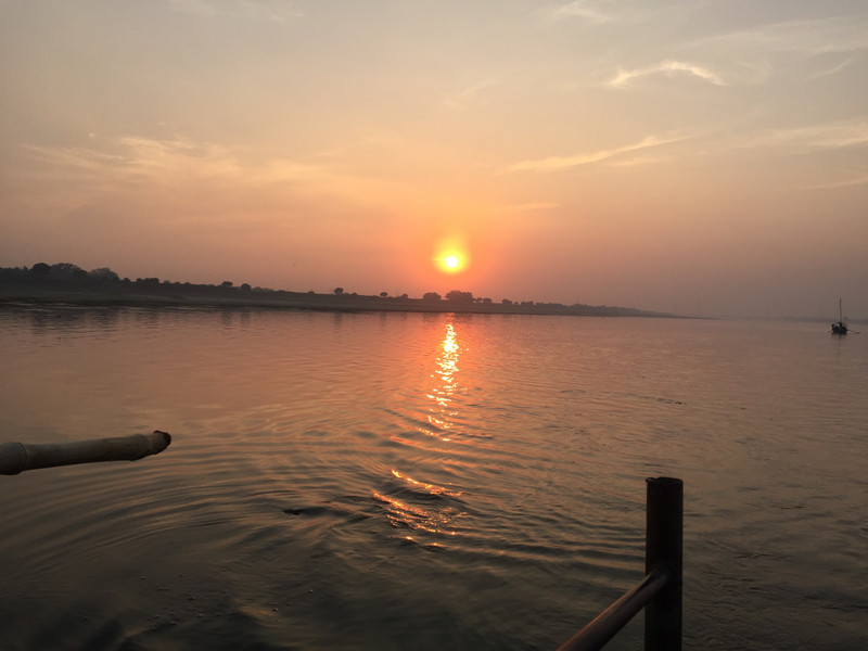 Sunset on the Ganges