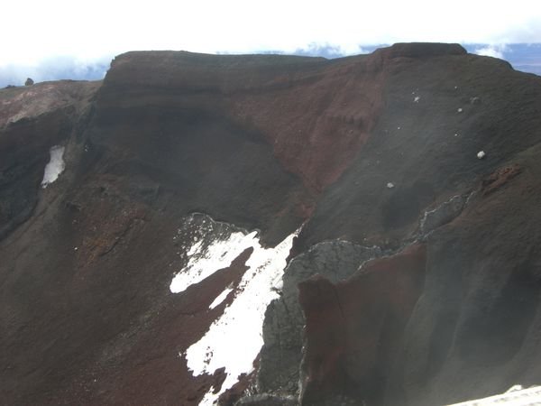 Red crater