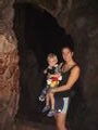 Joe and I in one of the caves...