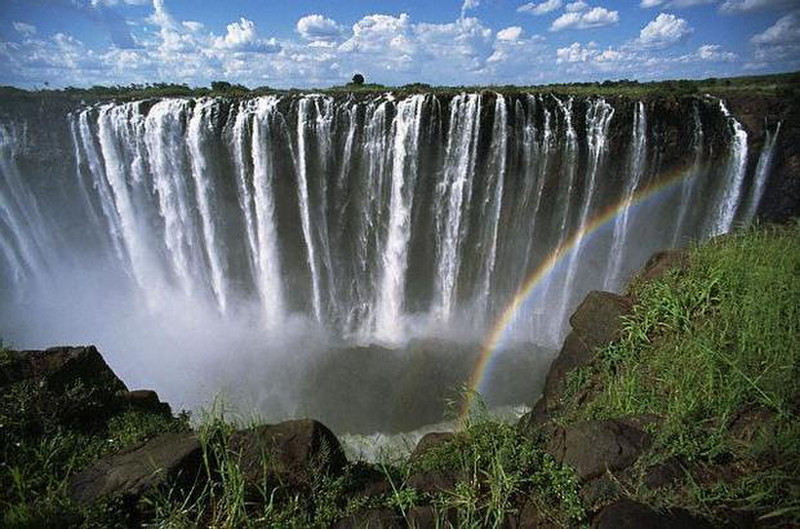 Victoria Falls i Zambia