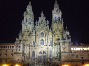 yip there it is,santiago de compostela cathedral 